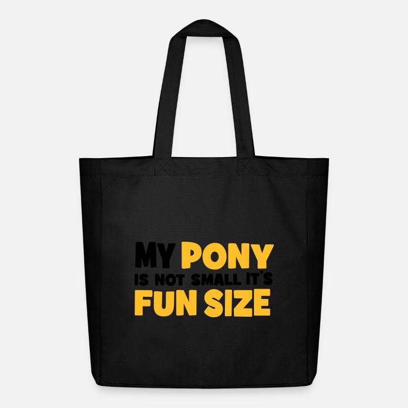 Pony - Tote bag Stanley/Stella Midweight recyclé - noir