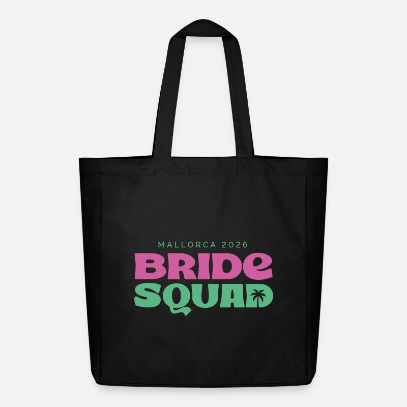 MALLORCA BRIDE SQUAD 2026 - Midweight Recycled Tote Bag by Stanley/Stella - black