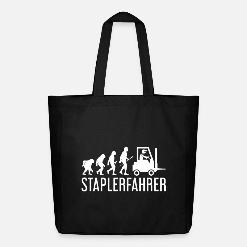 Conducteur de chariot élévateur Evolution - Tote bag Stanley/Stella Midweight recyclé - noir