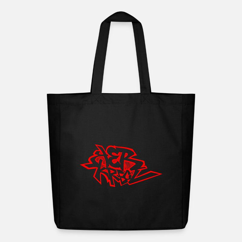 Graffiti 974 Ker Kreol - Red - Midweight Recycled Tote Bag by Stanley/Stella - black