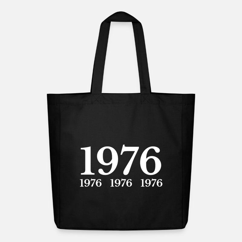 1976 - Midweight recycelter Stoffbeutel von Stanley/Stella - Schwarz