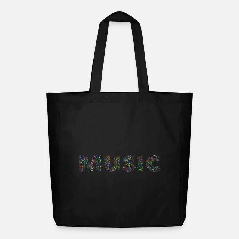 Musik - Midweight recycelter Stoffbeutel von Stanley/Stella - Schwarz