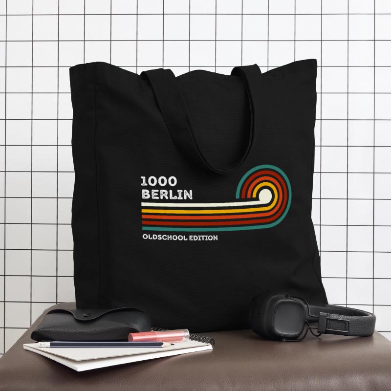 Berlin Chemise Rétro Code Postal 1000 Code Postal Souvenir Tote bag Stanley/Stella Midweight recyclé