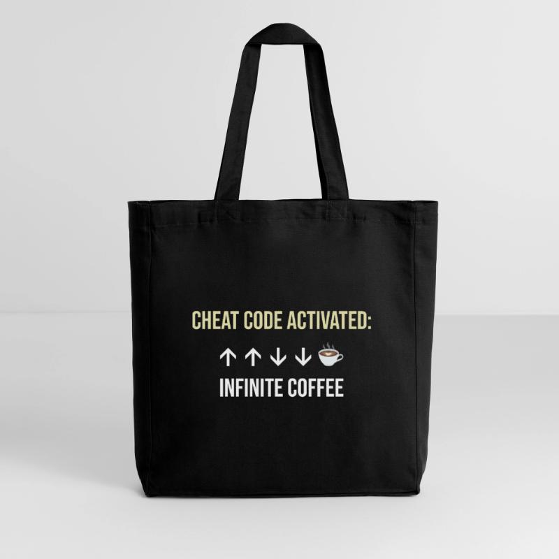 Infinite Coffee Active Cheat Code Midweight Recycled Tote Bag by Stanley/Stella