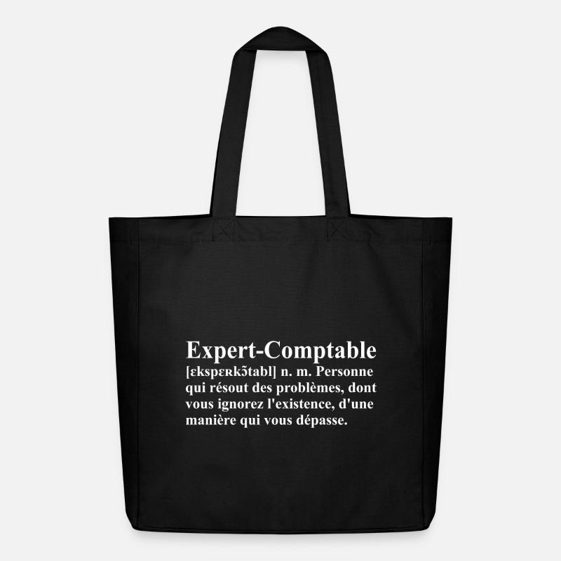 Expert-Comptable Définition - Tote bag Stanley/Stella Midweight recyclé - noir