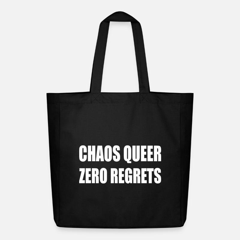 Chaos Queer Zero Reue - Midweight recycelter Stoffbeutel von Stanley/Stella - Schwarz