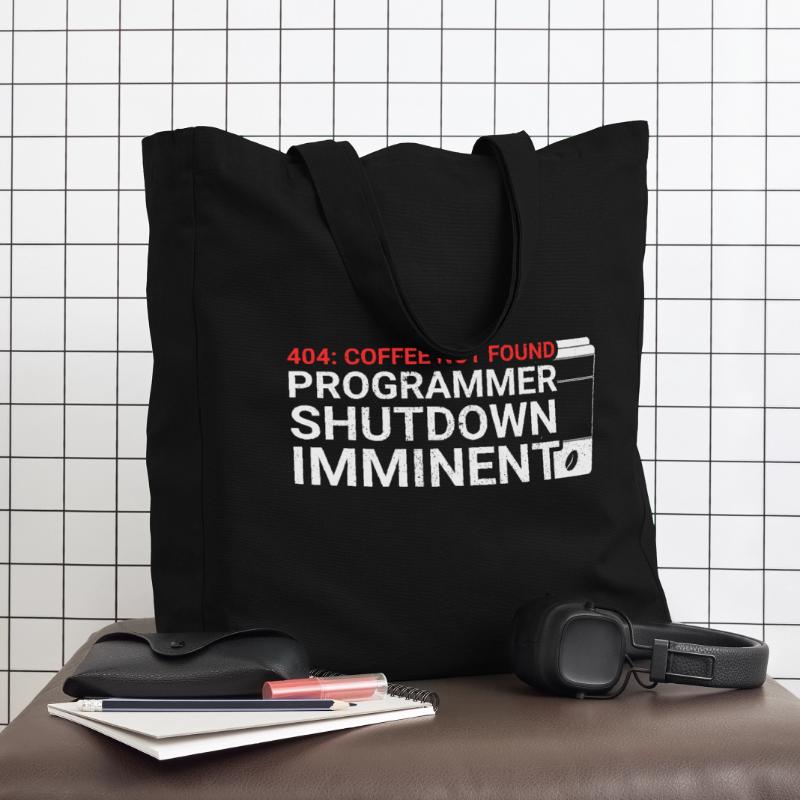 Aus Kaffee Code generieren Programmierer Midweight recycelter Stoffbeutel von Stanley/Stella