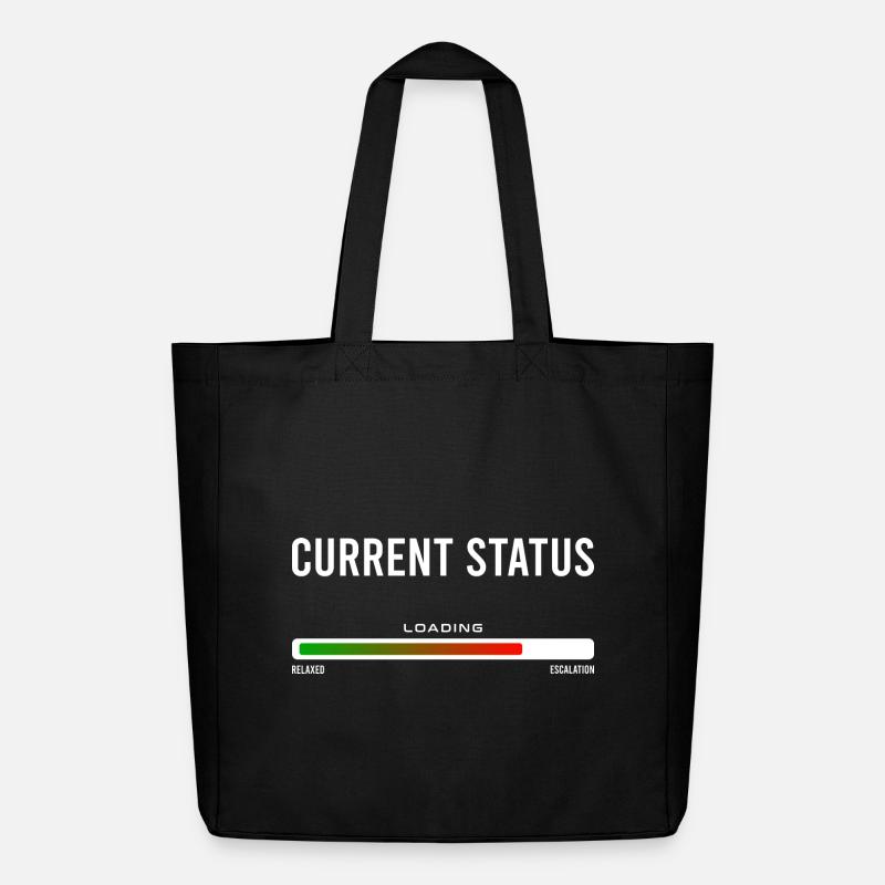 Current Status - Midweight Recycled Tote Bag by Stanley/Stella - black