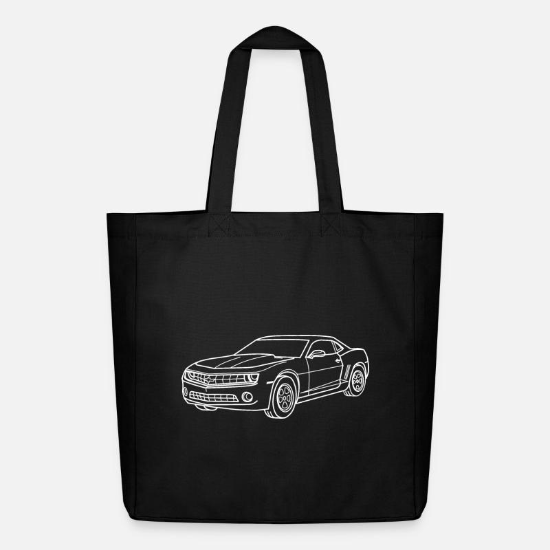Chevy Camaro - Midweight recycelter Stoffbeutel von Stanley/Stella - Schwarz