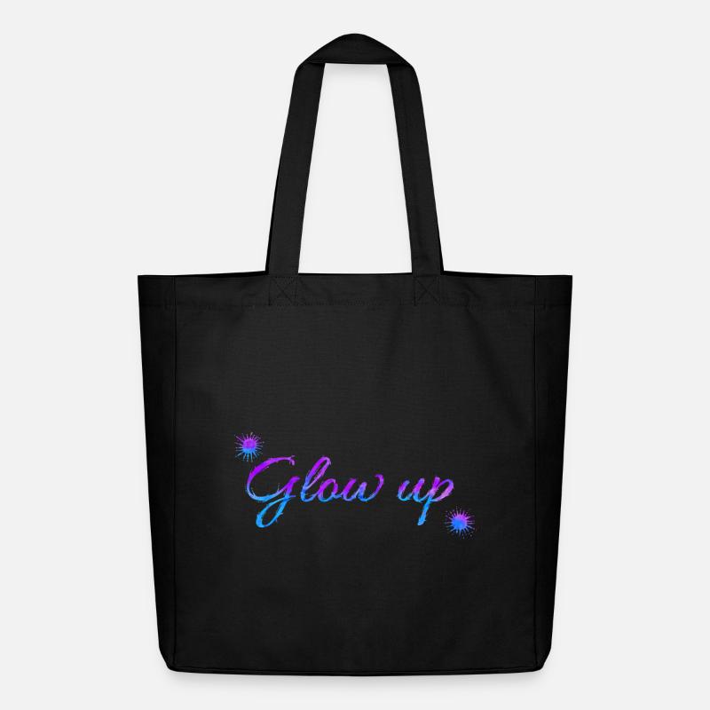 Glow up - Midweight recycelter Stoffbeutel von Stanley/Stella - Schwarz