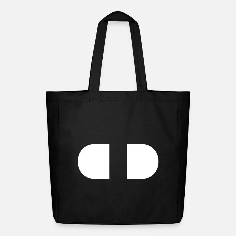 controller-split-weiss - Midweight recycelter Stoffbeutel von Stanley/Stella - Schwarz