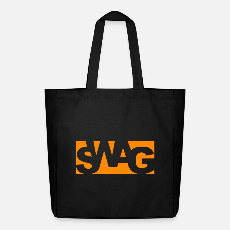 SWAG - Midweight recycelter Stoffbeutel von Stanley/Stella - Schwarz