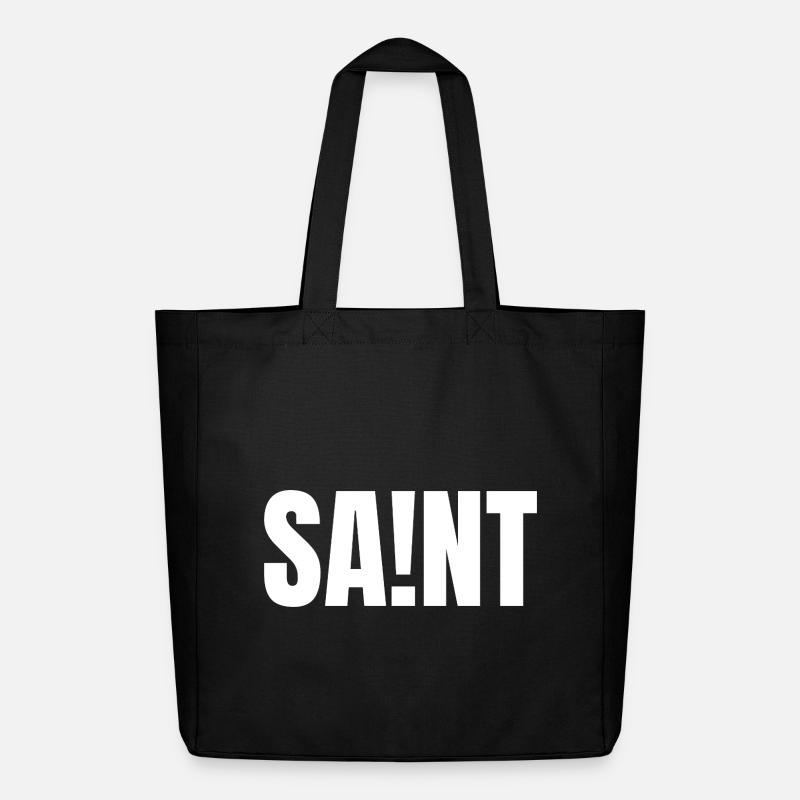 SAINT - Midweight recycelter Stoffbeutel von Stanley/Stella - Schwarz