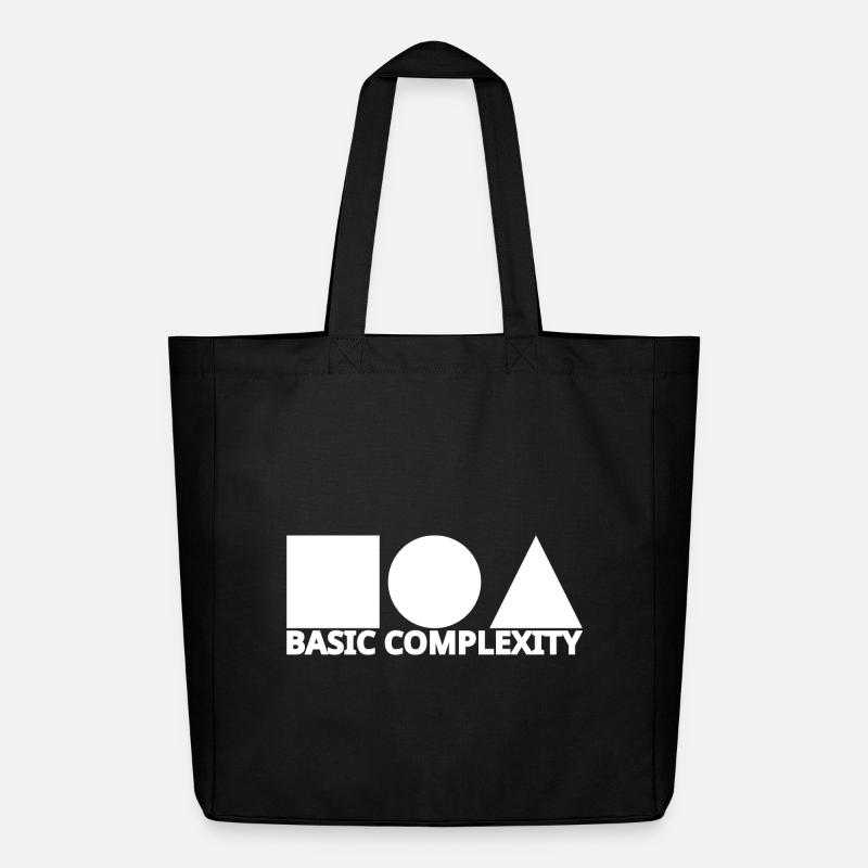 Basic complexity - Midweight Recycled Tote Bag by Stanley/Stella - black