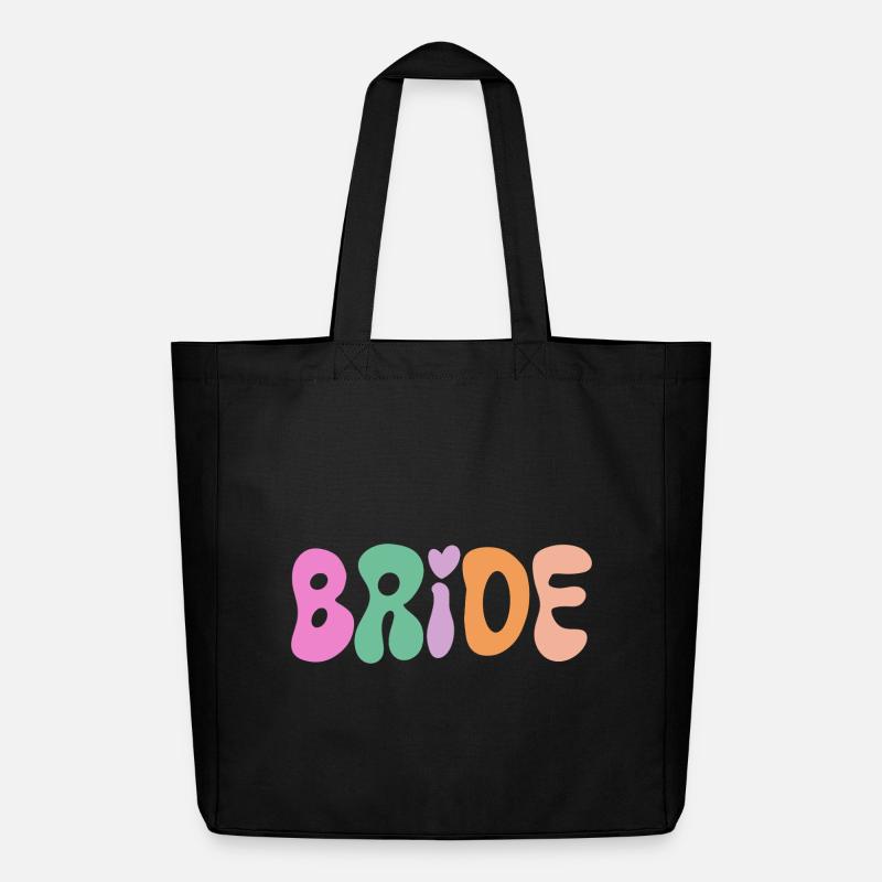 Bride - Midweight Recycled Tote Bag by Stanley/Stella - black