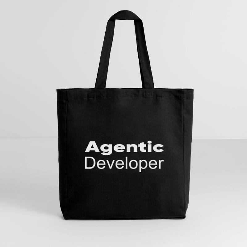 Techno-utopia: Agentic Developer Midweight Recycled Tote Bag by Stanley/Stella