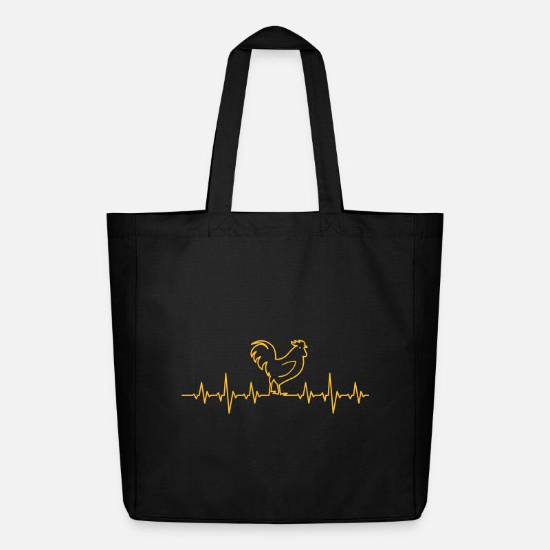 Coq - Tote bag Stanley/Stella Midweight recyclé - noir