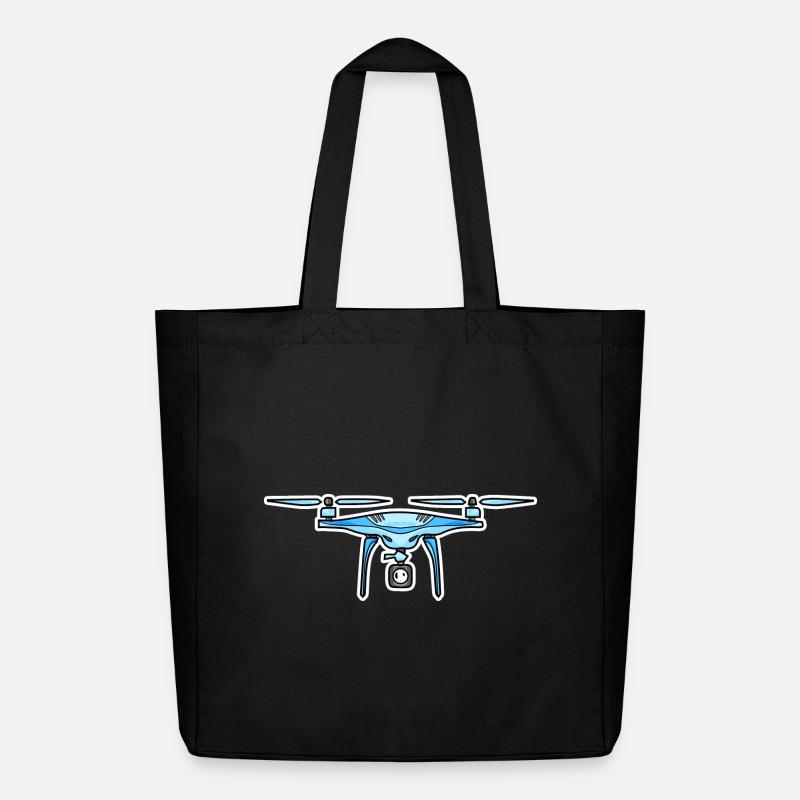 Drone Drone Drones - Tote bag Stanley/Stella Midweight recyclé - noir