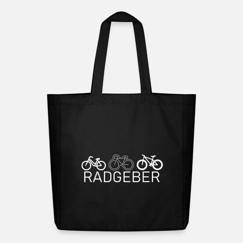 Radgeber - Midweight recycelter Stoffbeutel von Stanley/Stella - Schwarz