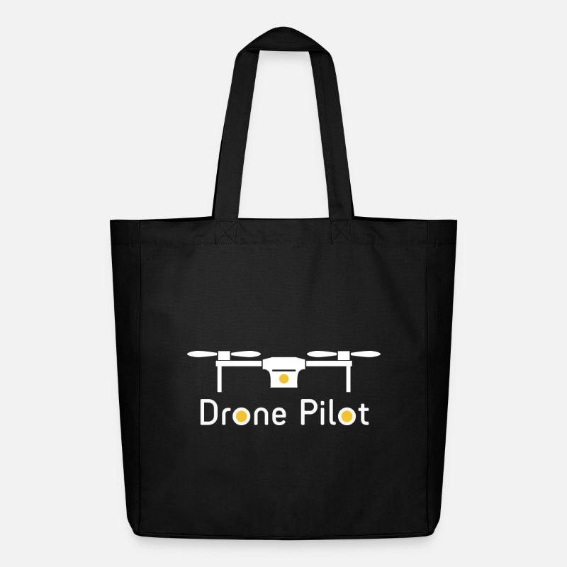Drone Pilot - Midweight Recycled Tote Bag by Stanley/Stella - black