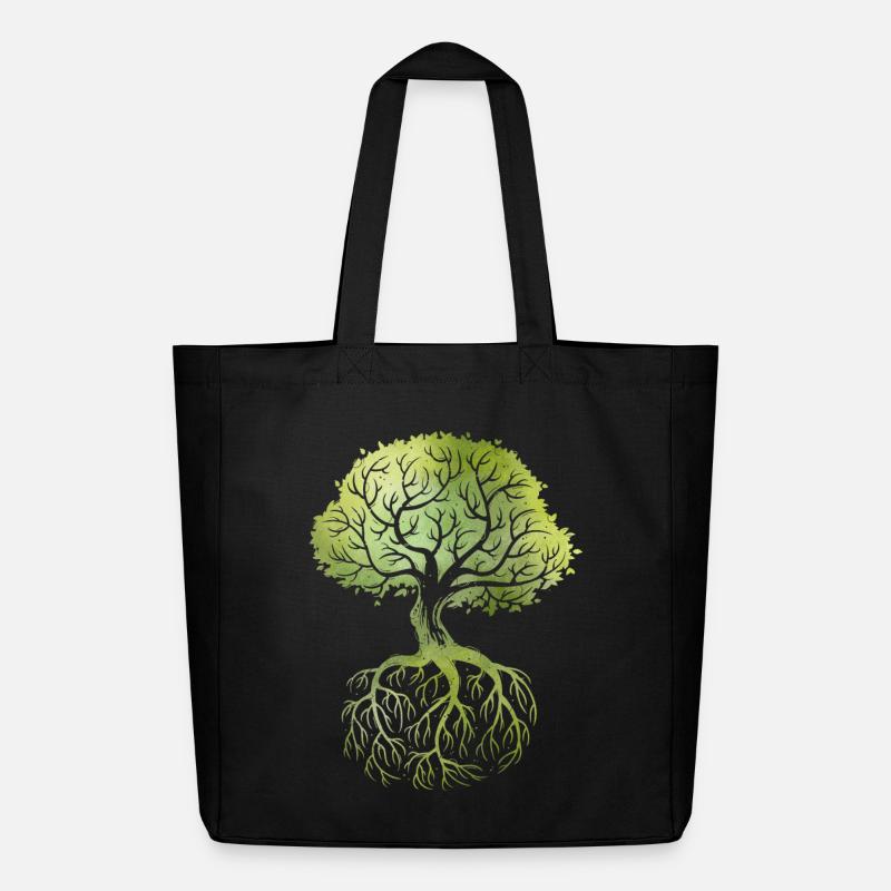 Roots - Midweight recycelter Stoffbeutel von Stanley/Stella - Schwarz