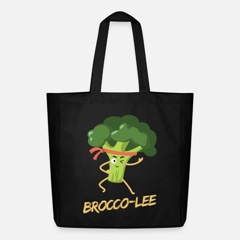 Brocco-Lee - gesunder Kampfsport - Midweight recycelter Stoffbeutel von Stanley/Stella - Schwarz