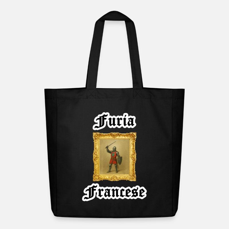 Furia Francese - Midweight Recycled Tote Bag by Stanley/Stella - black