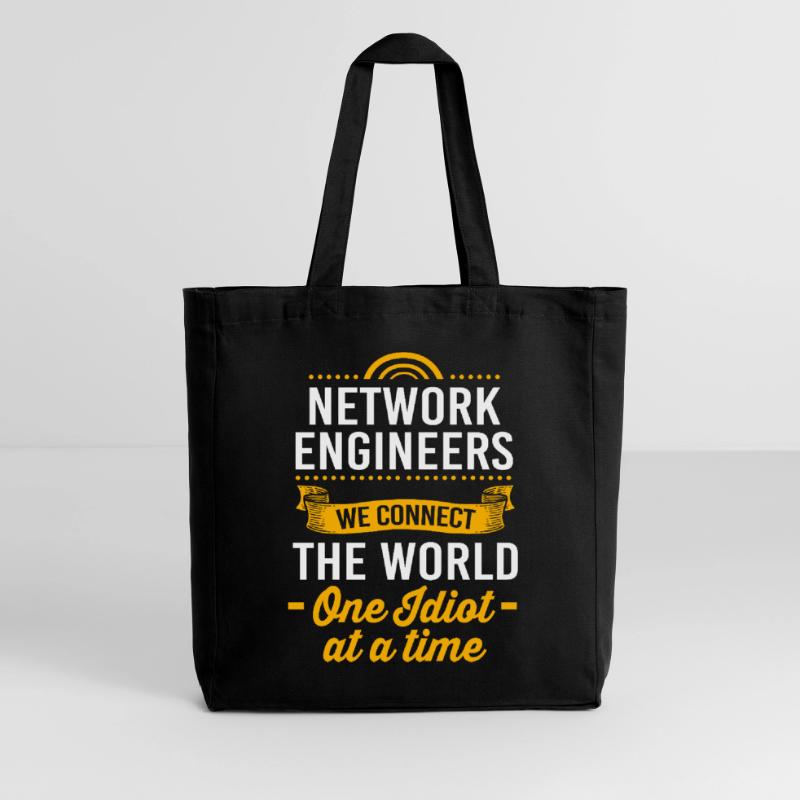 Network Engineer Programmer Computer Scientist Midweight Recycled Tote Bag by Stanley/Stella