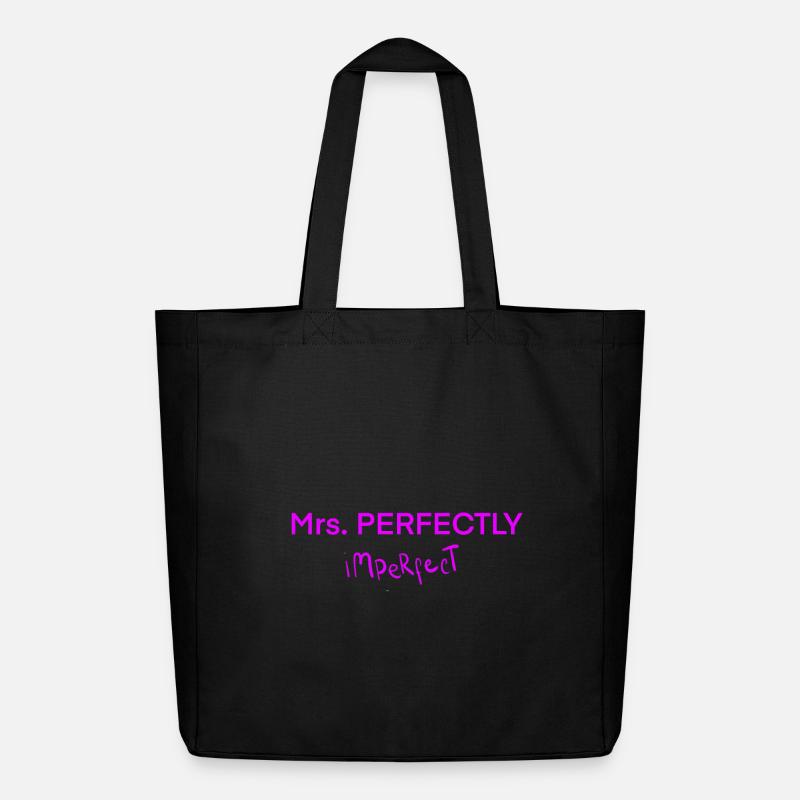 Mrs. PERFECTLY imPerfect - Midweight recycelter Stoffbeutel von Stanley/Stella - Schwarz