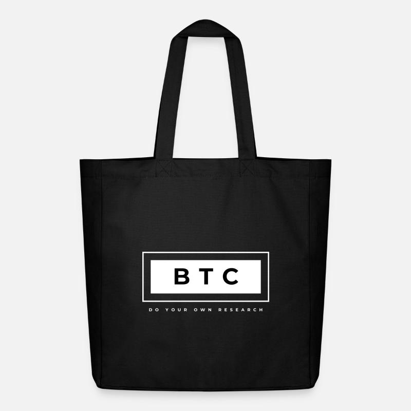 BTC DYOR - Tote bag Stanley/Stella Midweight recyclé - noir