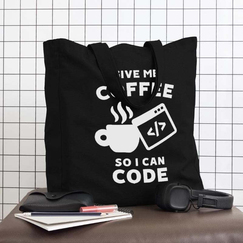 Déclaration de carrière Work Coder Gagner de l’argent Tote bag Stanley/Stella Midweight recyclé