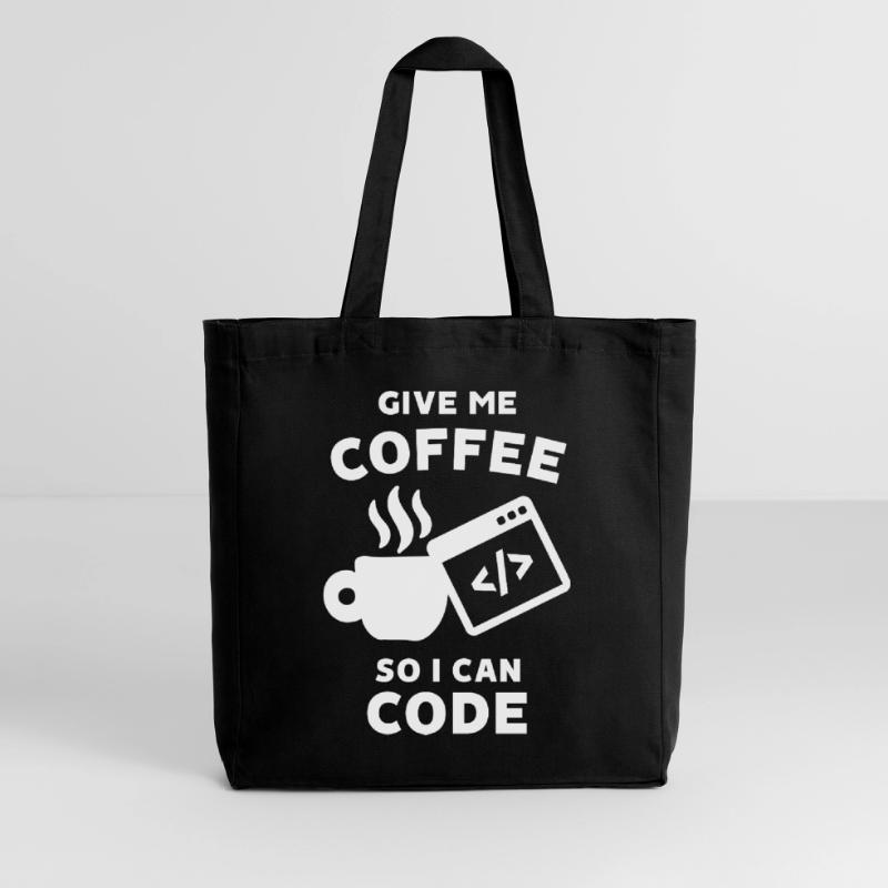Career Statement Work Coder Make Money Midweight Recycled Tote Bag by Stanley/Stella