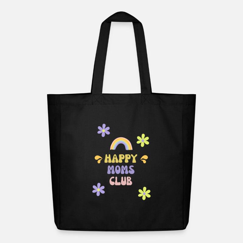 Mamans heureuses - Tote bag Stanley/Stella Midweight recyclé - noir