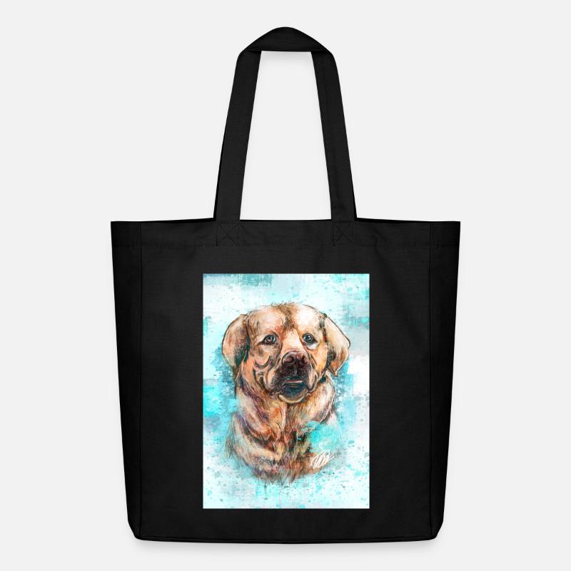 Labrador - Midweight Recycled Tote Bag by Stanley/Stella - black