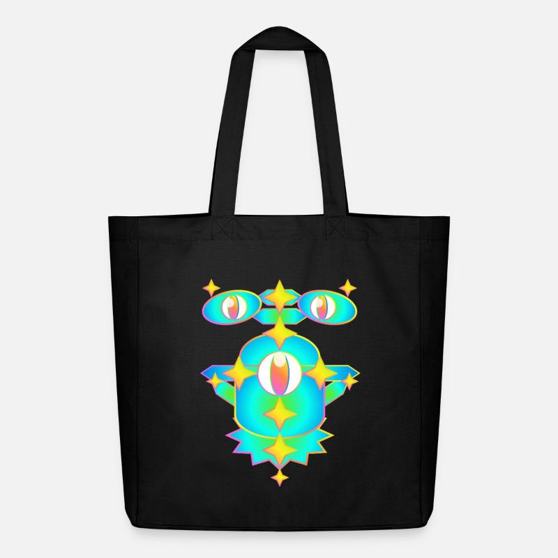 Milles étoiles version 2 - Tote bag Stanley/Stella Midweight recyclé - noir