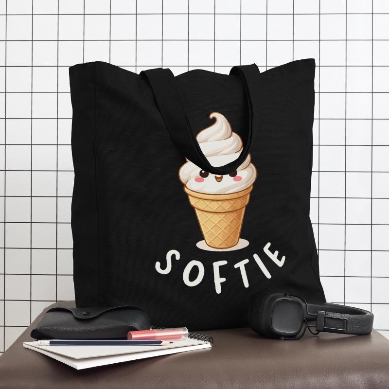 Softie. Softeis Liebe Eiscreme Statement Midweight Recycled Tote Bag by Stanley/Stella
