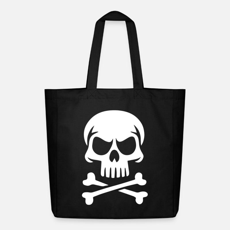Sapiens Skull - Midweight Recycled Tote Bag by Stanley/Stella - black