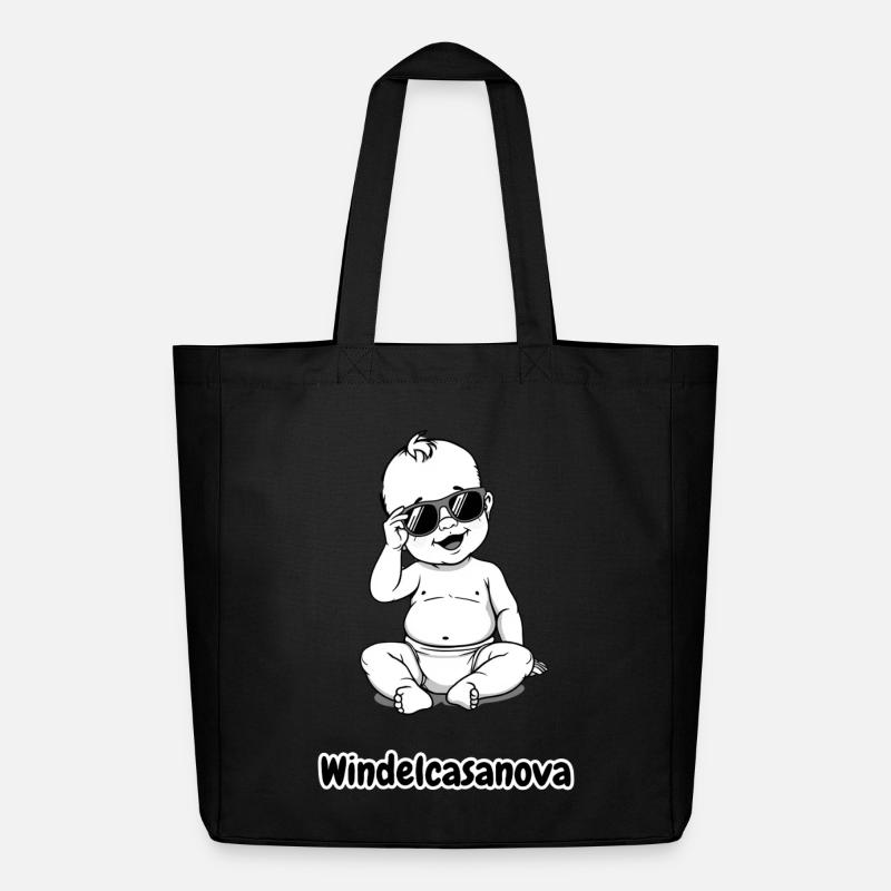 Casanova couche - Tote bag Stanley/Stella Midweight recyclé - noir