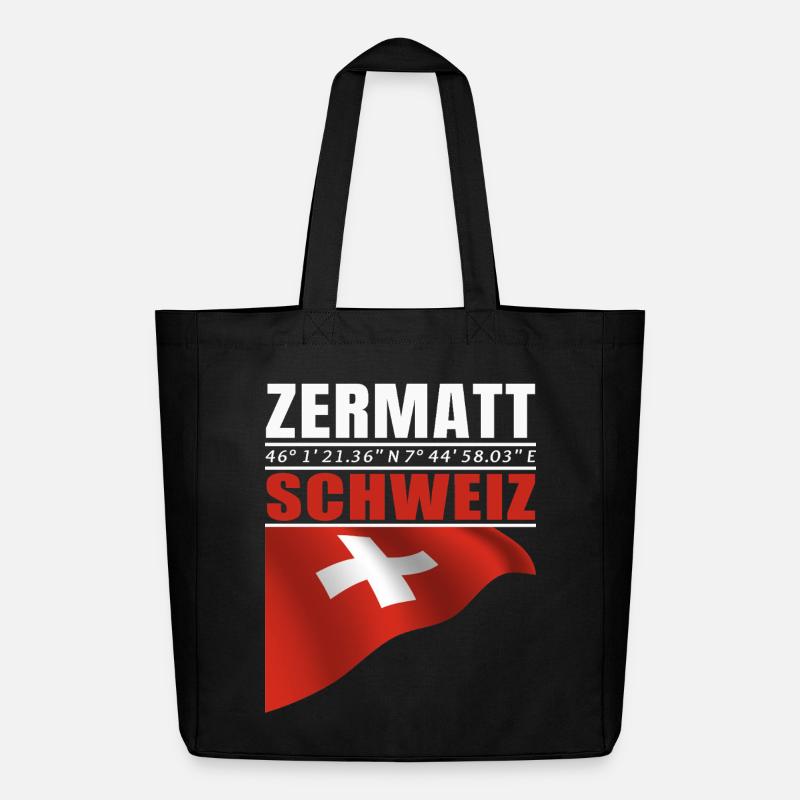 Zermatt - Midweight recycelter Stoffbeutel von Stanley/Stella - Schwarz