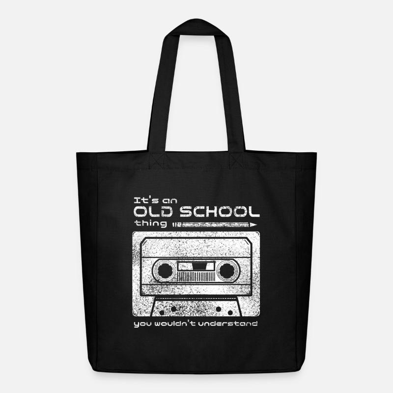Astuce du ruban à l’ancienne - Tote bag Stanley/Stella Midweight recyclé - noir