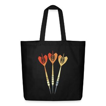 Darts Vintage - Midweight Recycled Tote Bag by Stanley/Stella - black - Front
