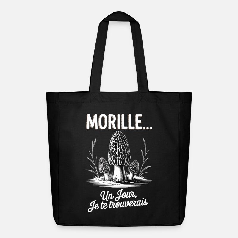 Morels Hunter Eines Tages werde ich dich finden - Midweight recycelter Stoffbeutel von Stanley/Stella - Schwarz