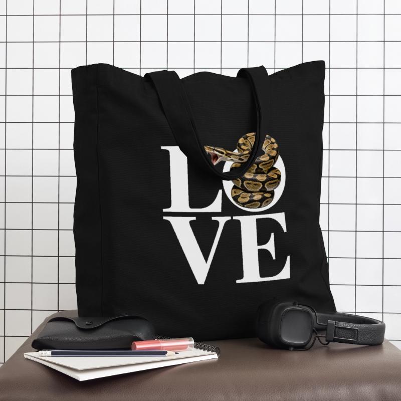 Les serpents rois Python ADORENT les pythons de terrarium Tote bag Stanley/Stella Midweight recyclé