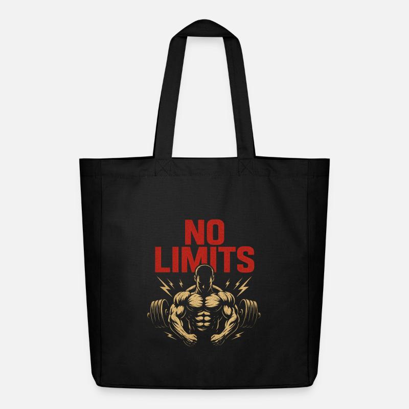 No Limits – Kraft und Stärke - Midweight recycelter Stoffbeutel von Stanley/Stella - Schwarz