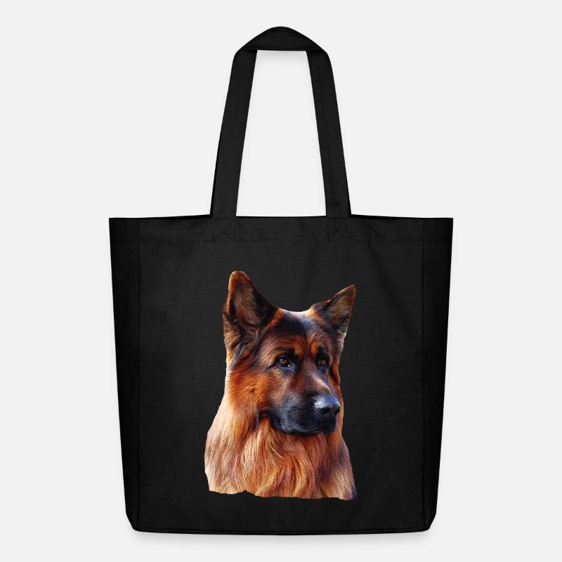 Altdeutscher Schäferhund Deutscher Schäferhund - Midweight recycelter Stoffbeutel von Stanley/Stella - Schwarz