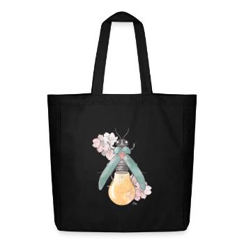 Poire | Floraison | Coléoptères - Tote bag Stanley/Stella Midweight recyclé - noir - Devant