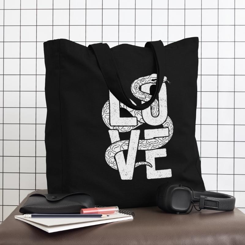 Les serpents rois Python ADORENT les pythons de terrarium Tote bag Stanley/Stella Midweight recyclé