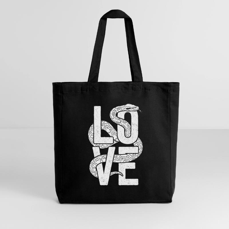 Les serpents rois Python ADORENT les pythons de terrarium Tote bag Stanley/Stella Midweight recyclé