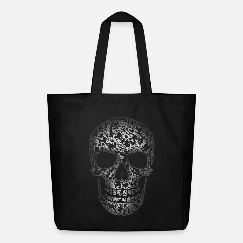 Skull Structure R6Z - Midweight recycelter Stoffbeutel von Stanley/Stella - Schwarz