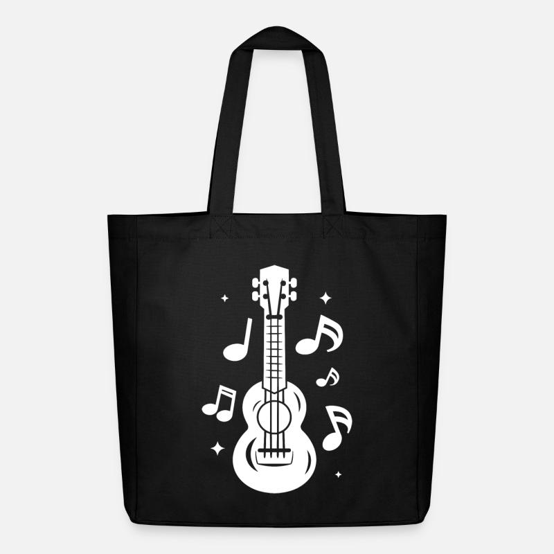 Ukulélé - Tote bag Stanley/Stella Midweight recyclé - noir